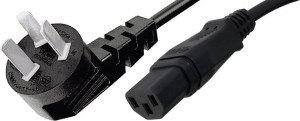 HAWA 1008258 Kaltgerte Anschlusskabel Schwarz 2.00m