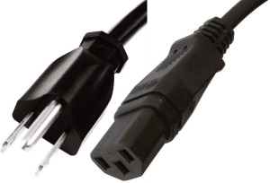 HAWA 1008265 Kaltgerte Anschlusskabel Schwarz 2.00m