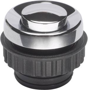 Grothe 62054 Klingeltaster 1fach Chrom 12 V/1,5A