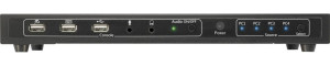 SpeaKa Professional 4 Port KVM-Umschalter HDMI USB 1920 x 1080 Pixel,