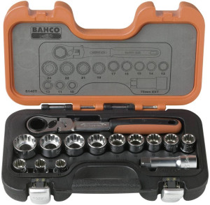Bahco Steckschlsselsatz 14teilig S140T
