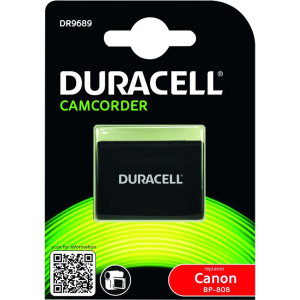 Duracell Li-Ion Akku 890mAh fr Canon BP-808