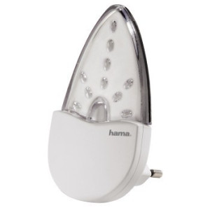 Hama 113960 LED-Nachtlicht Oval LED Bernstein Wei