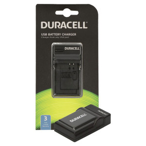 Duracell Ladegert mit USB Kabel fr DR9954/NP-FW50