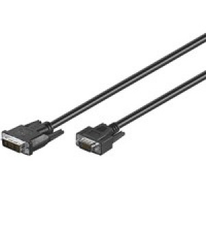 Goobay DVI-I/VGA Kabel 2m, Full HD