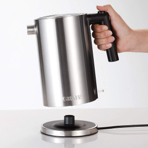 Graef WK600EU Wasserkocher schnurlos Edelstahl