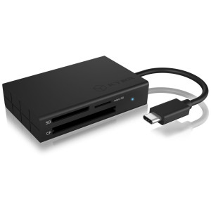 ICY BOX Externer Speicherkartenleser USB- Anthrazit