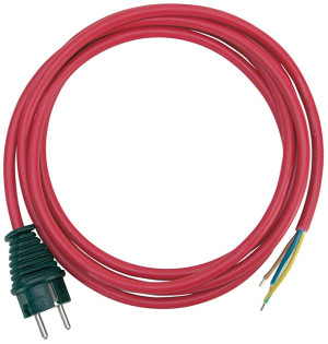 Brennenstuhl 1160450 Strom Anschlusskabel Rot 3.00m
