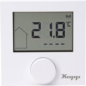 Kopp Free Control Thermostat Reinwei (RAL 9010)