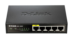 D-Link DGS-1005P 5-Port Desktop Gigabit PoE+ Switch