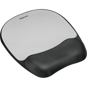 Fellowes Handgelenkauflage mit Mauspad Memory Foam grau