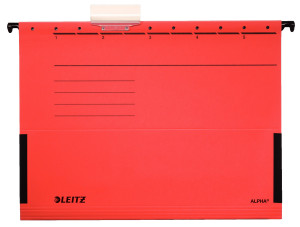 Leitz Hngetasche Alpha DIN A4 Rot 5 St./Pack. 19863025 5St.