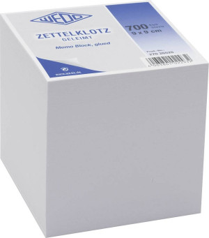 WEDO Zettelklotz Wei 27026520 700 Blatt