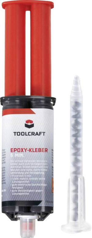 TOOLCRAFT Zwei-Komponentenkleber Epoxy Kleber 1 Set