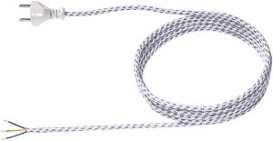 Bachmann 313.176 Strom Anschlusskabel Wei, Grau 3.00m
