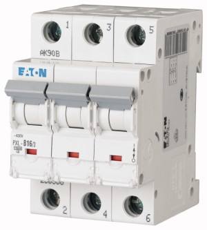 Eaton 236388 PXL-B16/3 Leitungsschutzschalter 3polig 16A 400 V/AC