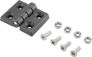 Basetech Kunststoff-Scharnier 60x45x8mm 60mm 1St.