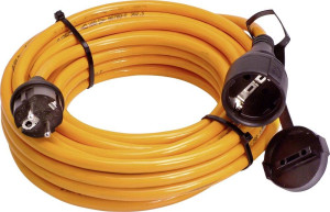 AS Schwabe 59105 Strom Verlngerungskabel 16A Orange 5.00m H07BQ-F
