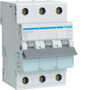 Hager MCN320 MCN320 Leitungsschutzschalter 3phasig 20A