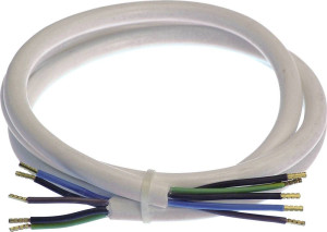 AS Schwabe 70867 Strom Anschlusskabel Wei 1.50m