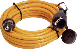 AS Schwabe 59110 Strom Verlngerungskabel 16A Orange 10.00m H07BQ-F
