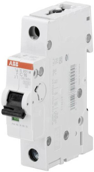 ABB 2CDS271001R0165 S201M-B16 Leitungsschutzschalter 1polig 16A
