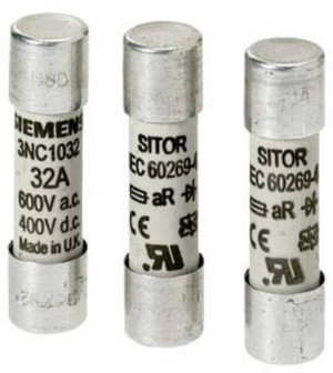 Siemens 3NC14205 Zylindersicherungseinsatz 20A 690V 1St.