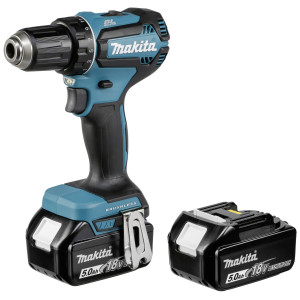Makita DDF485RTJ Akku-Bohrschrauber 18V 5.0Ah inkl. 2. Akku, inkl.