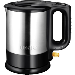 Unold Wasserkocher schnurlos Edelstahl, Schwarz