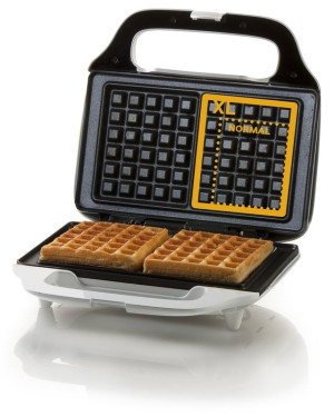 DOMO DO9133W Waffeleisen mit Standfu Wei