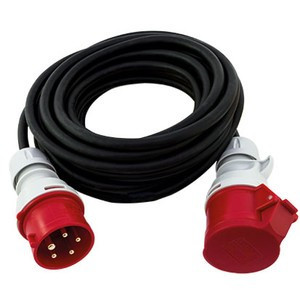 REV 006310 Strom Verlngerungskabel 16A Schwarz 10.00m H07RN-F 5G 1,