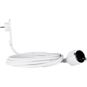 REV 0016035114 Strom Verlngerungskabel Wei 3.00m H05VV-F 3G 1,5mm