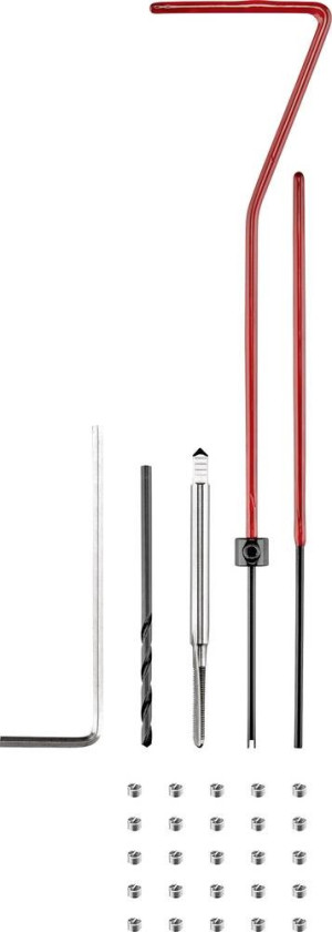 TOOLCRAFT TO-5017521 Gewinderoll-Satz 30teilig M2