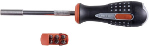 Bahco Ratschen-Schraubendreher 1/4\  (6.3 mm) 125mm