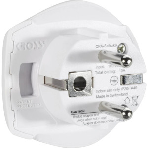 Skross 1.500211-E Reiseadapter CA W to EU