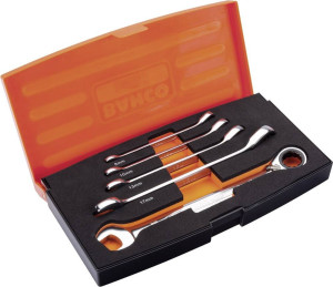 Bahco 1RM/S5 Knarren-Ring-Maulschlssel-Satz 5teilig