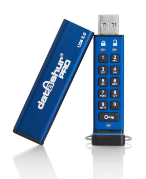 IStorage datAshu PRO USB-Stick 64GB Blau IS-FL-DA3-256-64 USB 3.2
