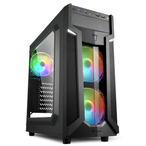 Sharkoon VG6-W RGB ATX-Midi-Tower Gehuse ohne Netzteil