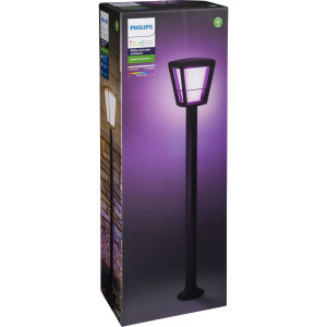 Signify Philips HUE Econic LED Wegeleuchte, schwarz-