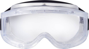 TOOLCRAFT TO-5343216 Vollsichtbrille inkl. Kopfhalterung Klar EN 166