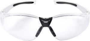 TOOLCRAFT TO-5343207 Schutzbrille Schwarz, Klar EN 166 DIN 166