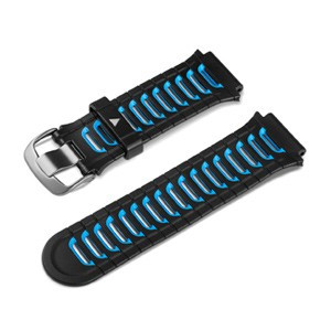 Garmin 010-11251-41 Ersatzarmband aus Silikon Schwarzes/Hellblaues