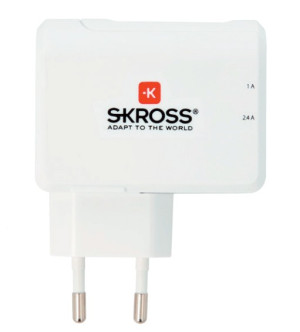 Skross USB-Ladegert Steckdose Ausgangsstrom (max.) 3.4A Anzahl Ausg