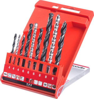 Kwb 420400 9teilig Metall-Spiralbohrer-Set