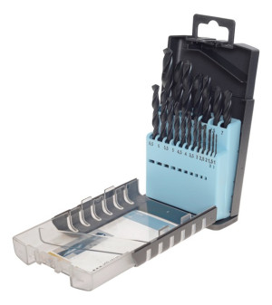 Kwb 421920 HSS Metall-Spiralbohrer-Set 19teilig DIN 338