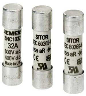 Siemens 3NC10060MK Zylindersicherungseinsatz 6A 690V 1St.