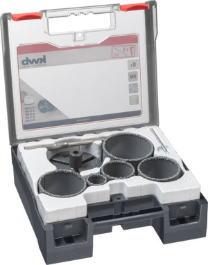 Kwb 499505 Lochsgen-Set 8teilig 33 mm, 53 mm, 68 mm, 73 mm, 83mm