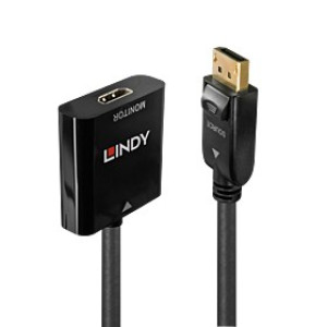 LINDY 41068 4K Adapterkabel [1x DisplayPort Stecker - 1x HDMI-Buchse]