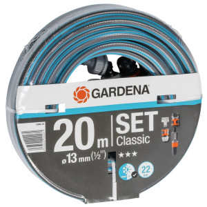 Gardena Classic Schlauch 13mm 1/2  20 m mit Zubehr