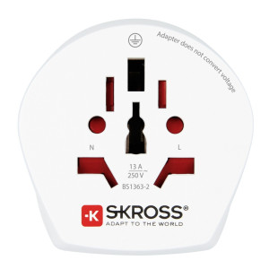 Skross 1.500216-E Reiseadapter CO W to ISR